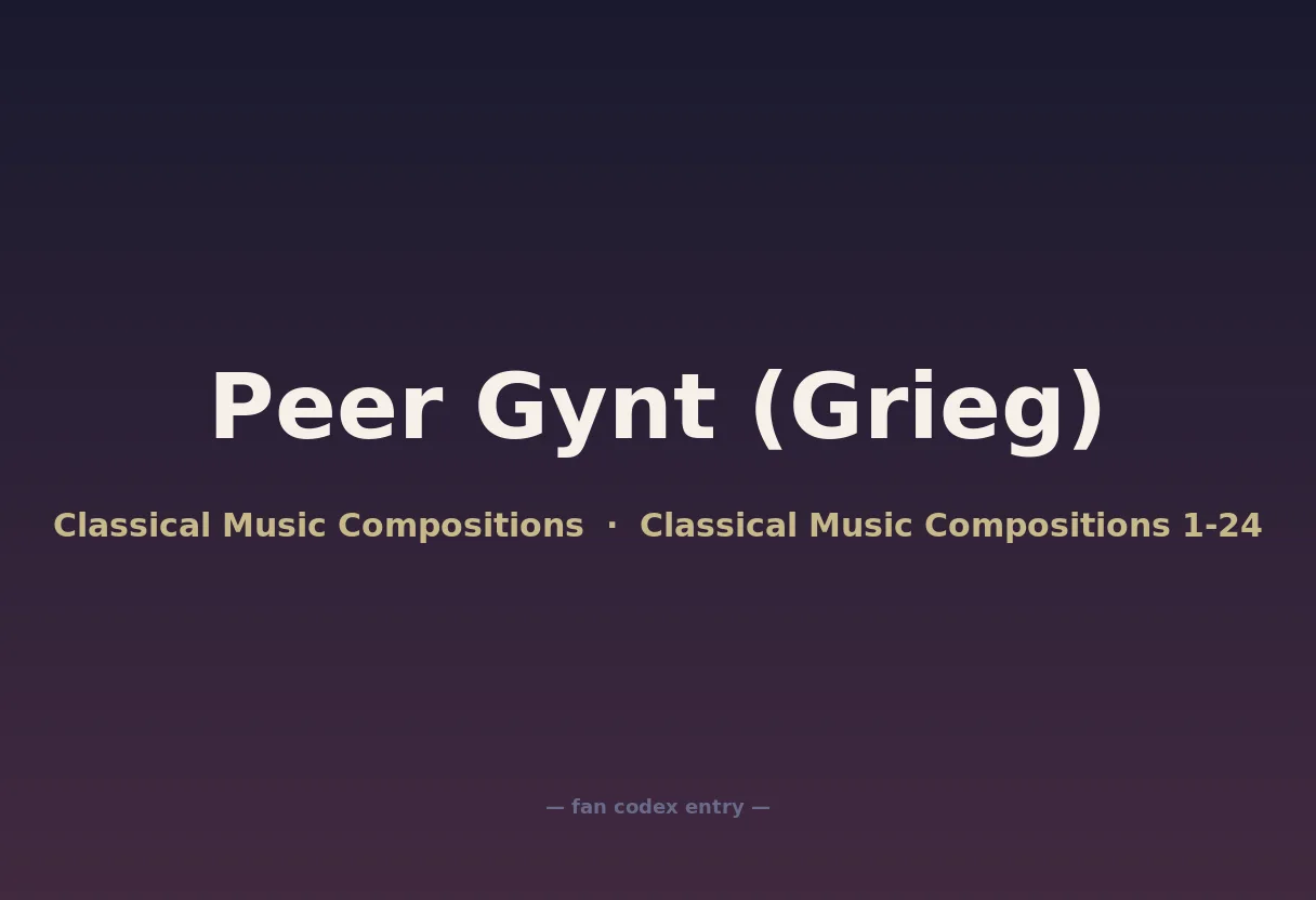 Peer Gynt (Grieg)