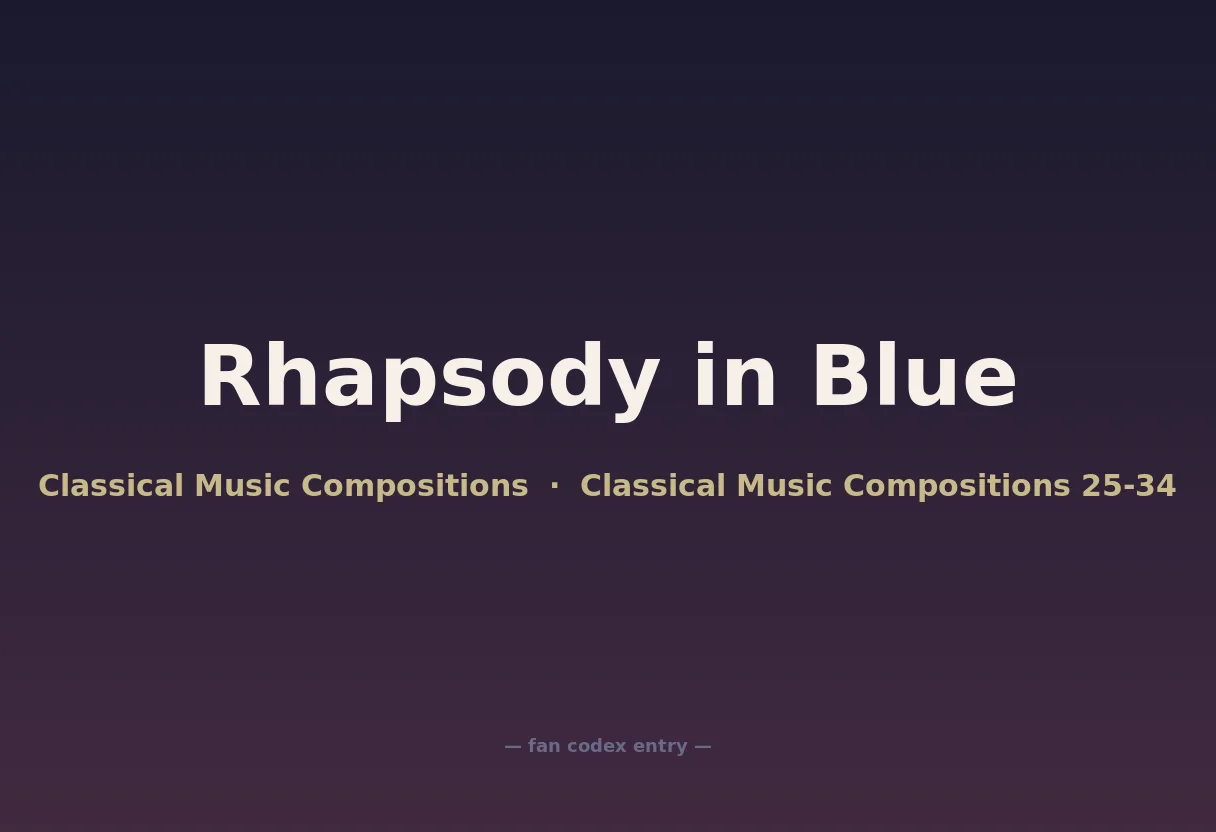 Rhapsody in Blue